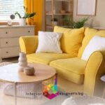 съчетаване на топли цветове в интериора